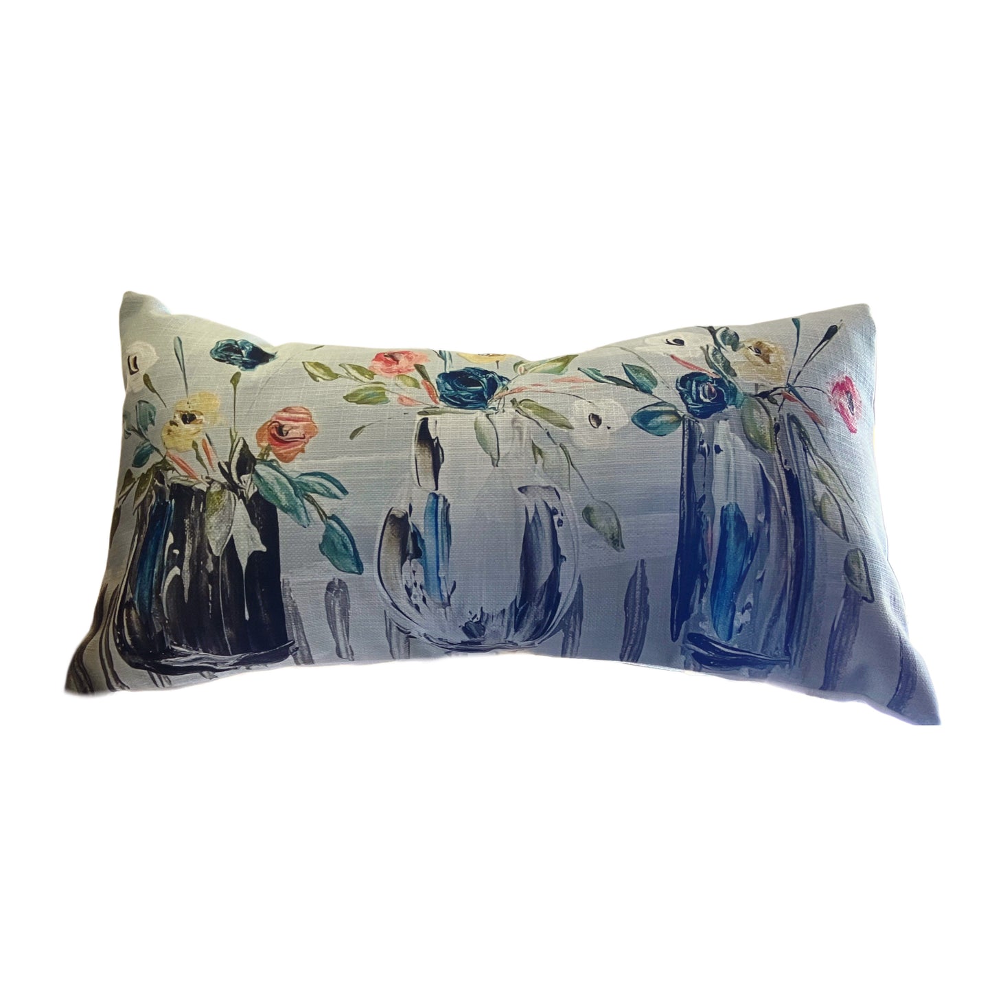 Long 3 Vase Pillow 12x24