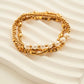Waterproof Multi Genuine Pearl Stretch Bracelet Set