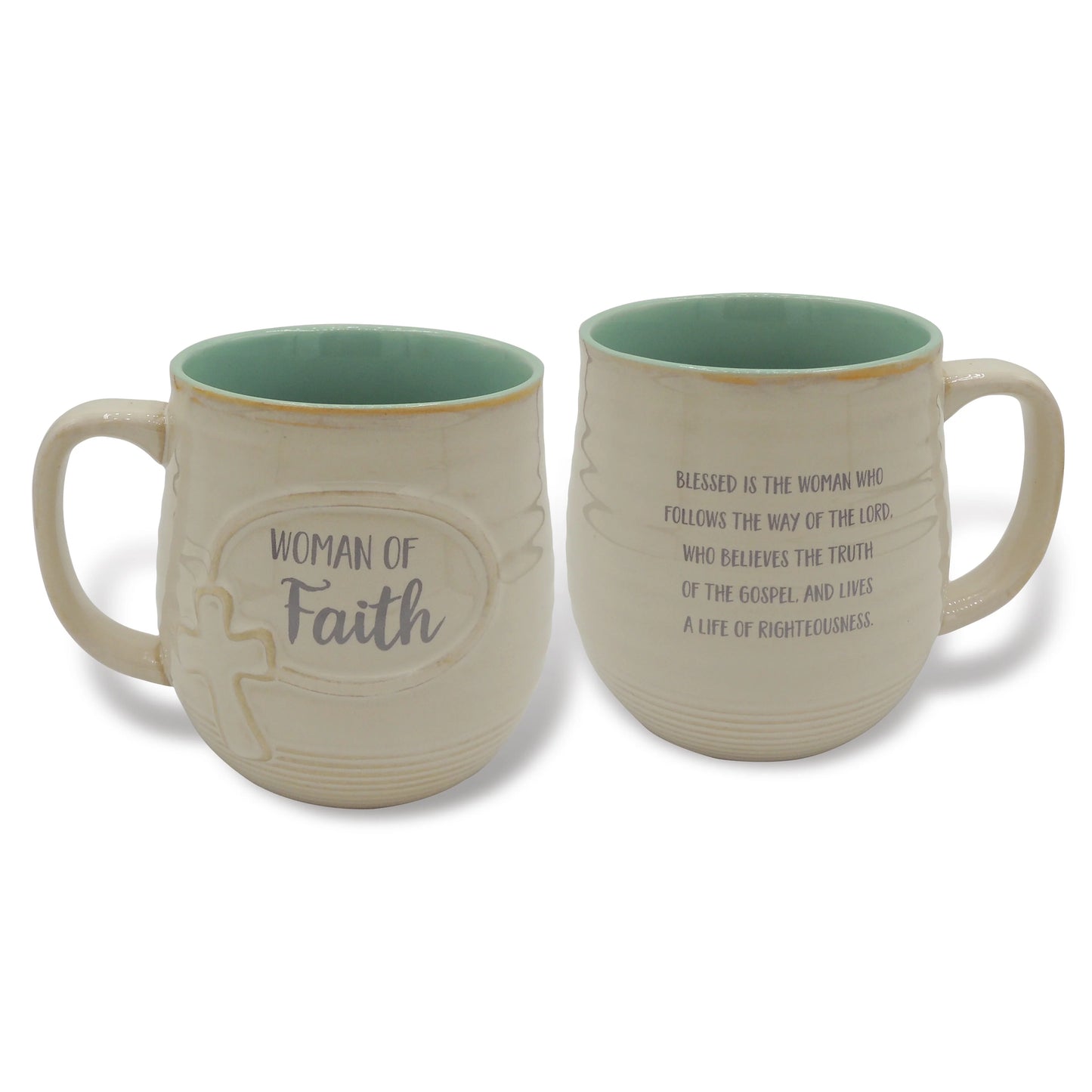 Woman Of Faith Pottery Mug
