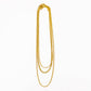 18K STAINLESS STEEL TARNISH FREE LAYERED NECKLACE | GOLD