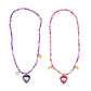 BFF Sparkle Heart Bestie Necklace Set