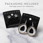 Hoop Cross Earrings - Gold