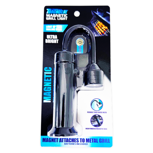 MATTE BLACK MAGNETIC GRILL FLASHLIGHT