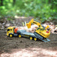 Maxx Action Lights & Sounds Long Hauler w/ Excavator Toy