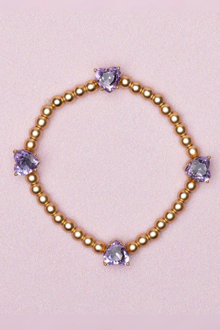 Amethyst Love Bracelet