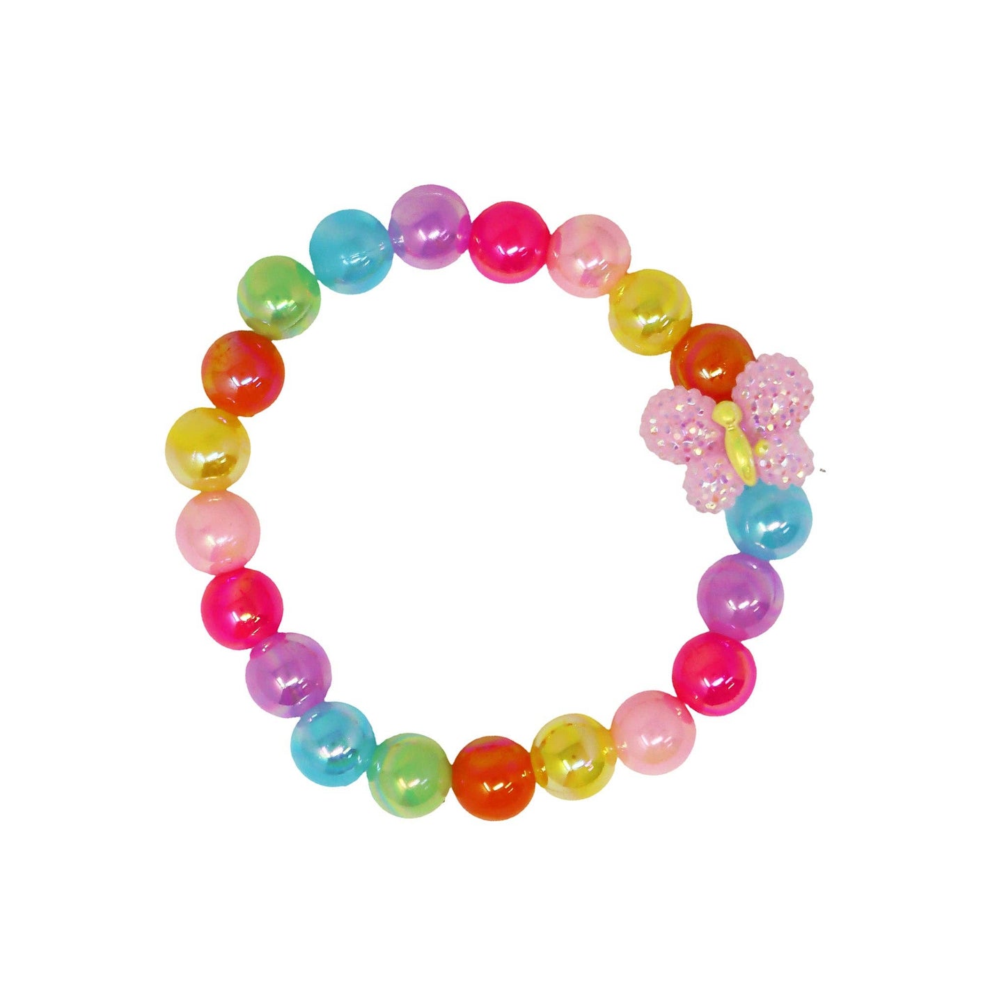 Rainbow Butterfly Bracelet