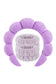 Purple Spa Headband & Wristband Set
