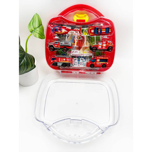 Kids Metal Alloy Cars Fire Truck Series Toys