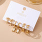 Baguette Stone Hoop, Bow Trio Earring Set