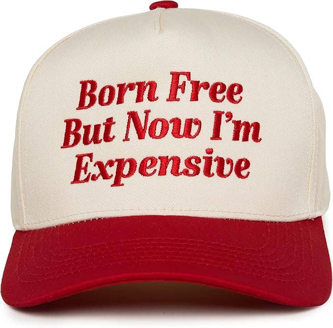 Born Free But Now I'm Expensive - Red/Beige