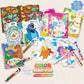 Unicorn Land Activity Book and Stackable Crayon Gift Pack