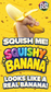 Fun Doh Squishy Banana Stress Relief Toy - 6/Display: Wholesale Price