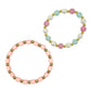 Pink and Gold Bracelet Set