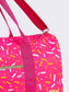 Pink Ice Cream Drip Pattern Canvas Duffle Bag