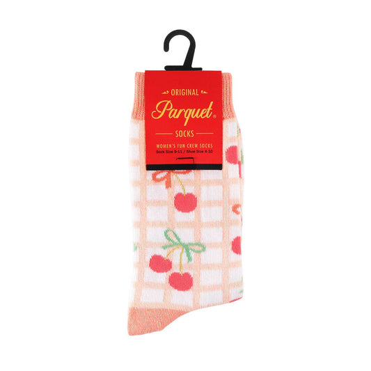Women's Cherry Bow Novelty Socks