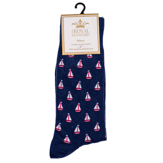 Men's Sailboat Socks  One Size