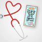 Nurse Proud of the Work You Do Driftwood Happy Block