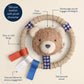*NEW* Itzy Ring Pal™ - Teething Ring with Plush Character: Taupe Bear