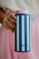 Light Blue and Navy Can Insulator: Light Blue and Navy