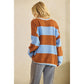 COLORBLOCK STRIPE SWEATER