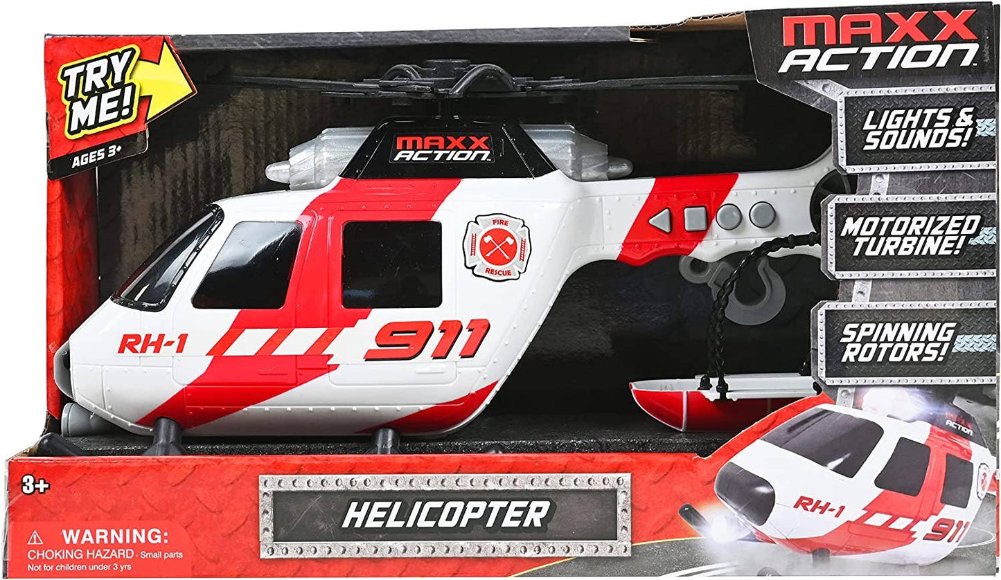 Maxx Action 12" Motorized Lights & Sounds Helicopter