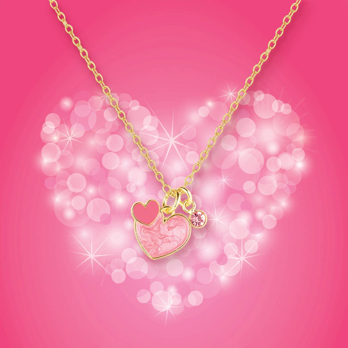 Valentines Day Heart 2 Heart Necklace | Sweet Petite