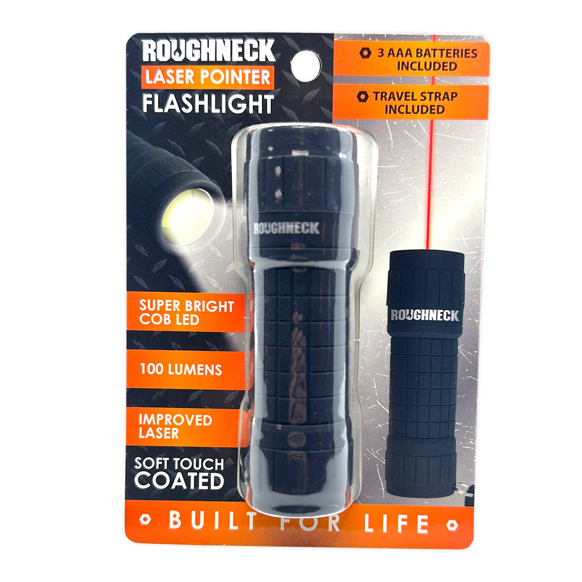 Roughneck LED Laser Pointer Flashlight - 6/Display: Wholesale Price