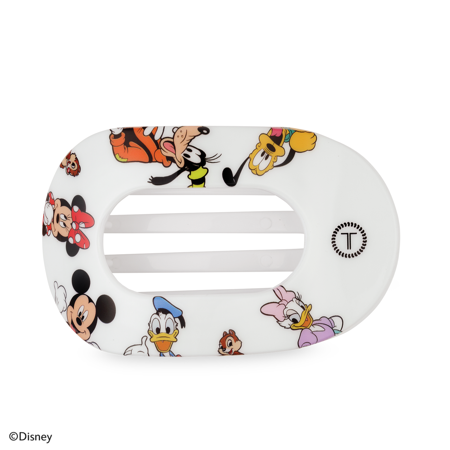 Flat Round Hair Clip | Mickey and Friends