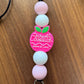 Silicone School Counselor Lanyard-20” Long w/Breakaway Clasp