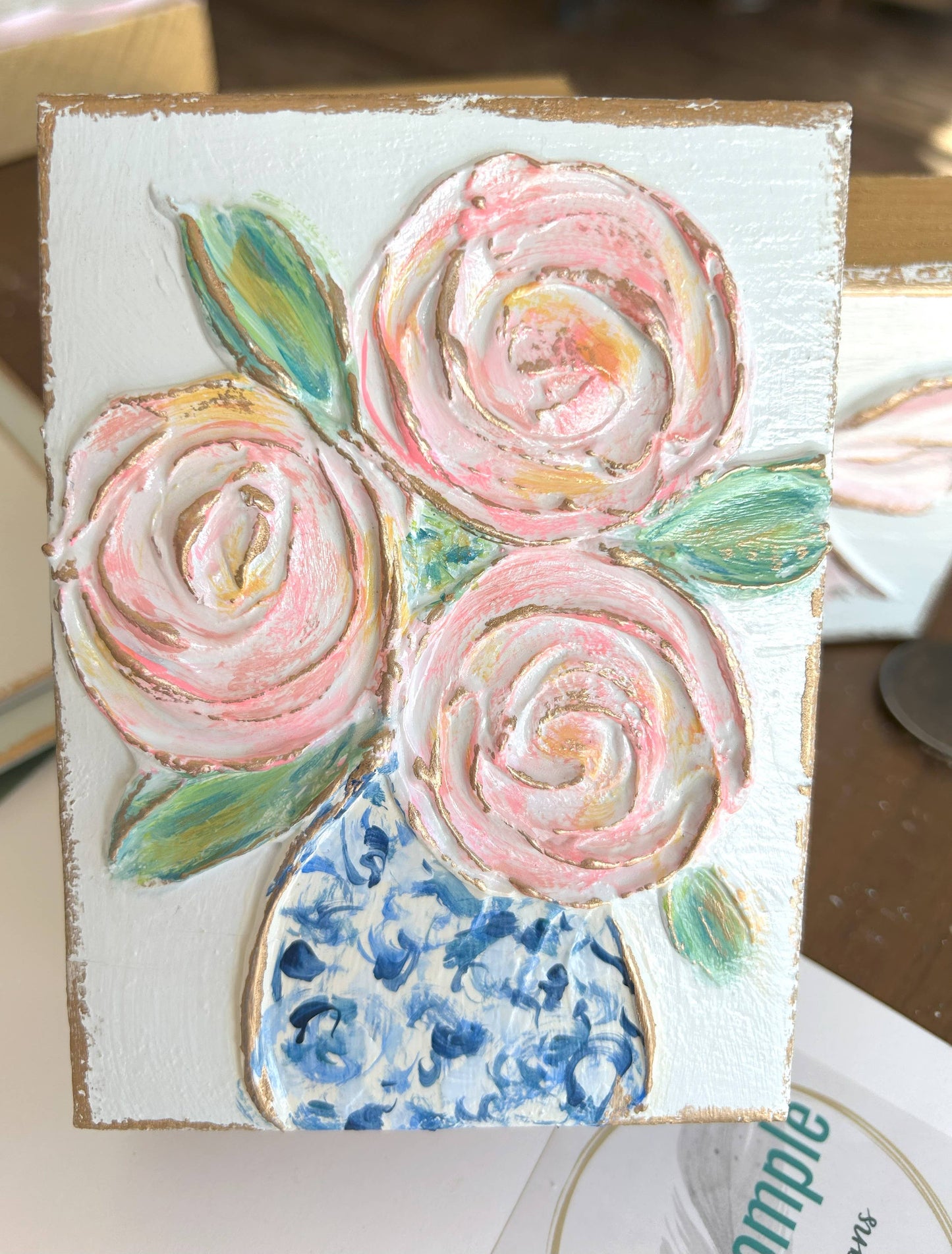 Floral vase  |  chinoiserie Spring wedding Mother's day