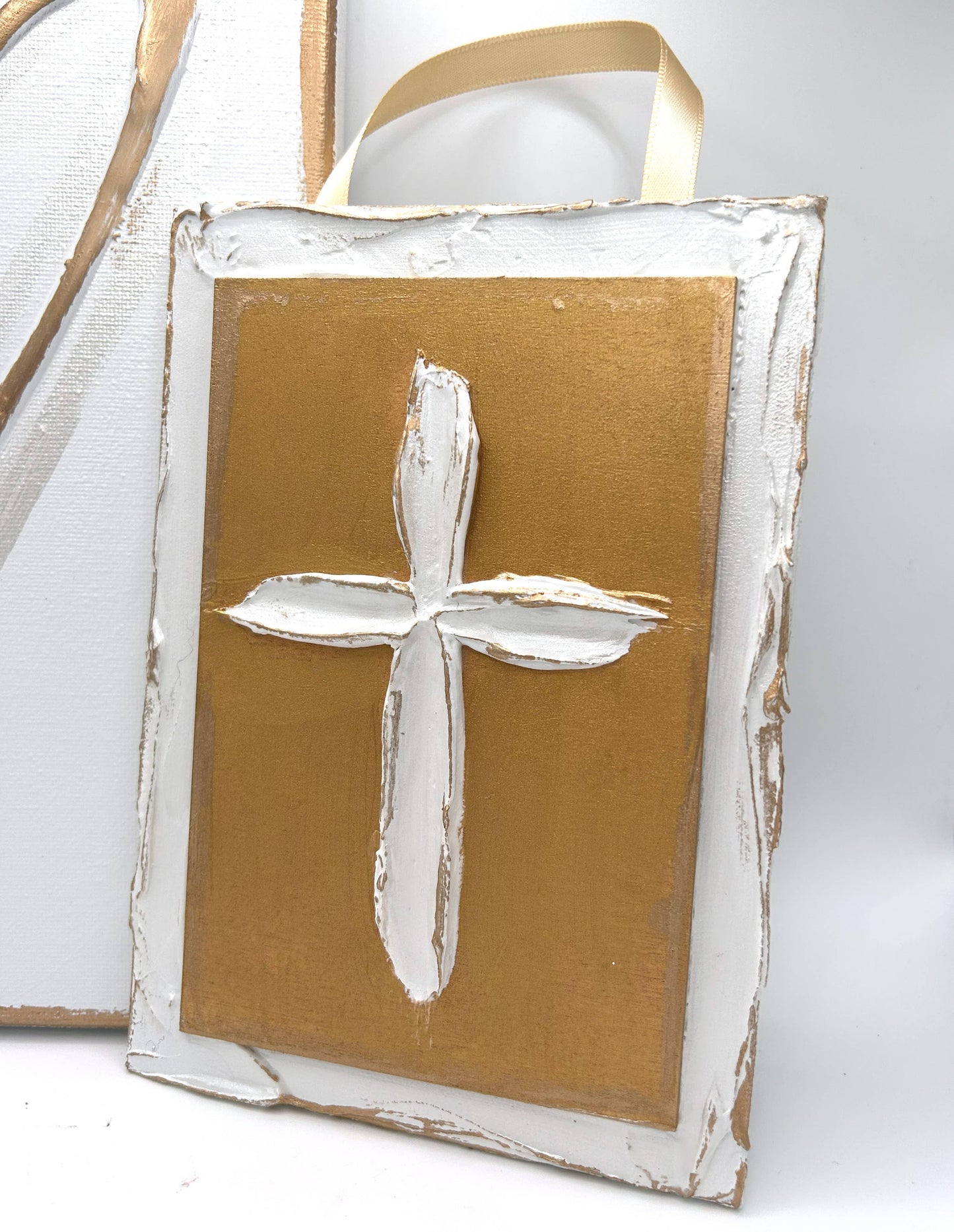 Gold Cross panel | Valentine Easter love wedding mother's