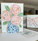 Floral vase  |  chinoiserie Spring wedding Mother's day