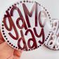 Game Day Pins | WHITE BACKGROUND