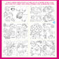Unicorn Land Activity Book and Stackable Crayon Gift Pack