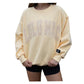 Lulu Mac Sweatshirt: BUTTER