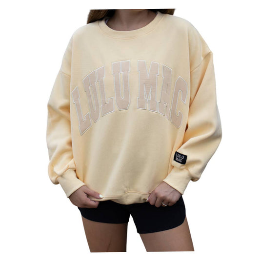 Lulu Mac Sweatshirt: BUTTER