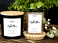 Light Blue 16 oz Soy Candle