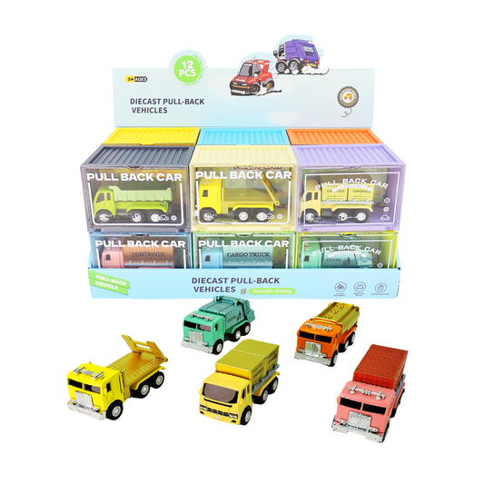 Pull-Back Truck in reusable box