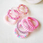 PINK Shades Spiral Hair Ties