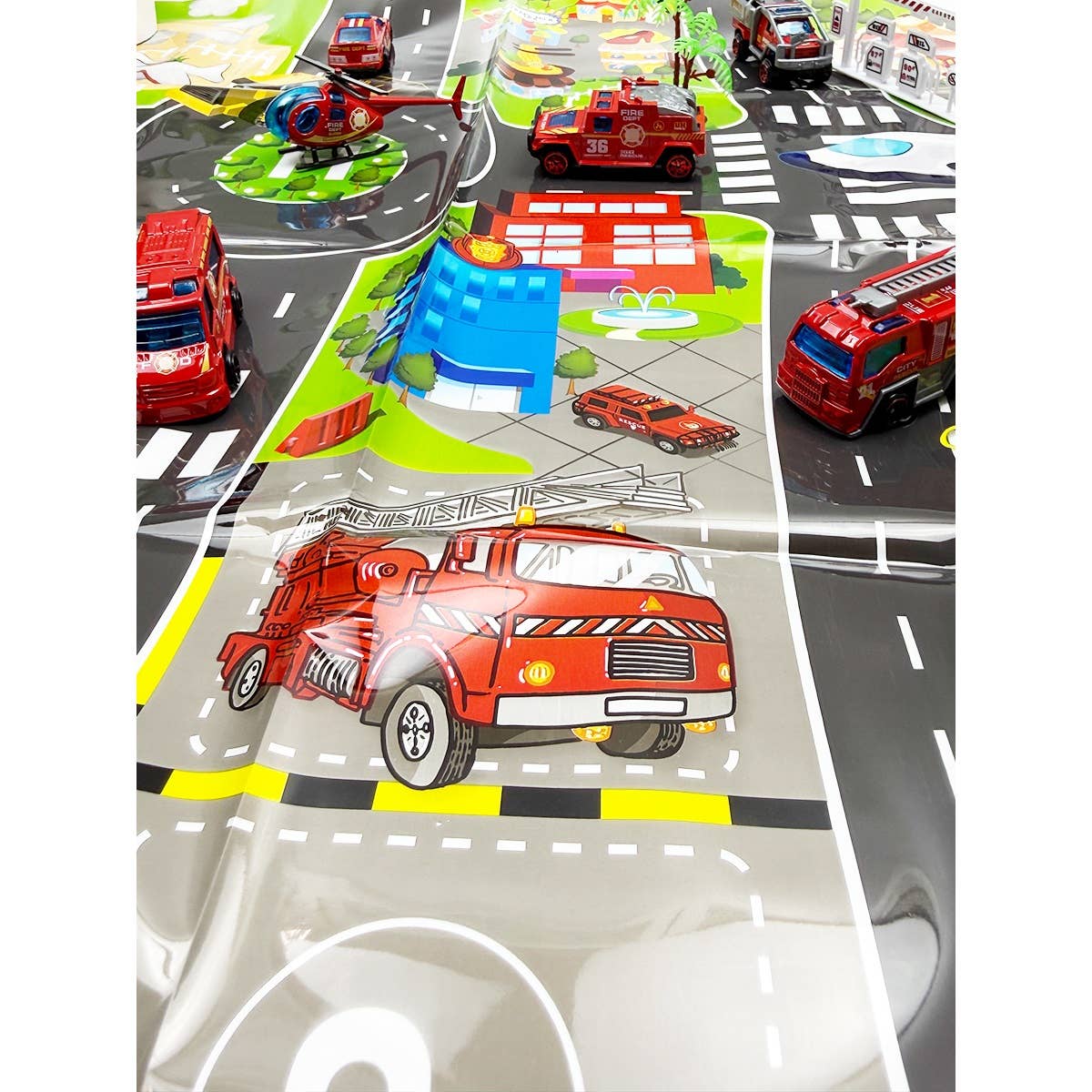 Kids Metal Alloy Cars Fire Truck Series Toys