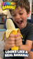 Fun Doh Squishy Banana Stress Relief Toy - 6/Display: Wholesale Price