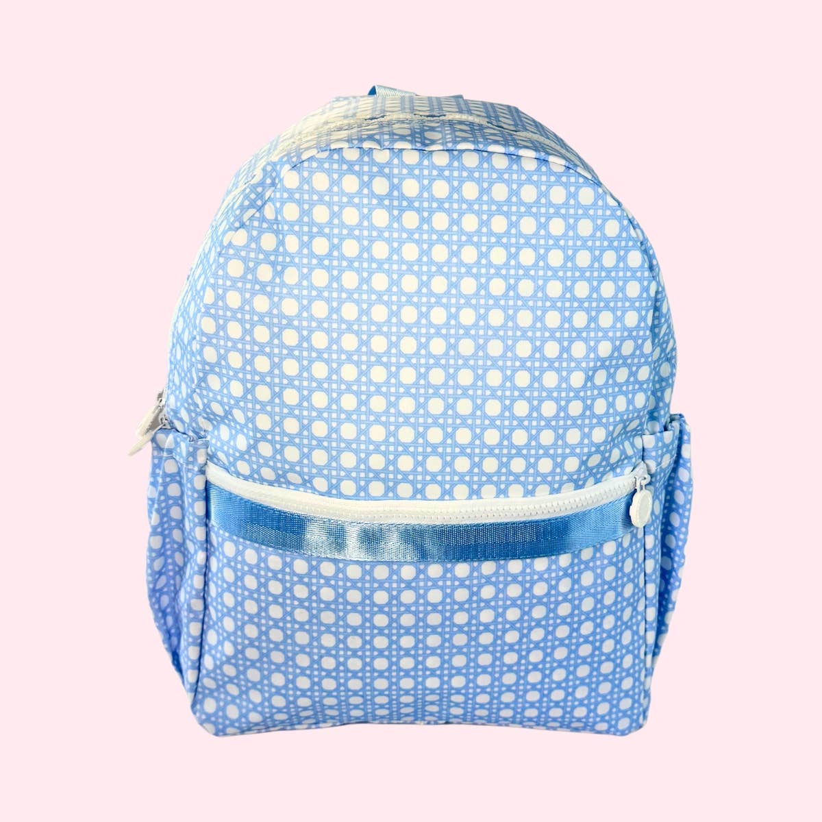 Baby Blue Bungalow ~WIPEAB~Medium Backpack w/ Pockets | Mint