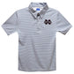 YOUTH - Mississippi State Bulldogs Gray Stripes Polo Shirt