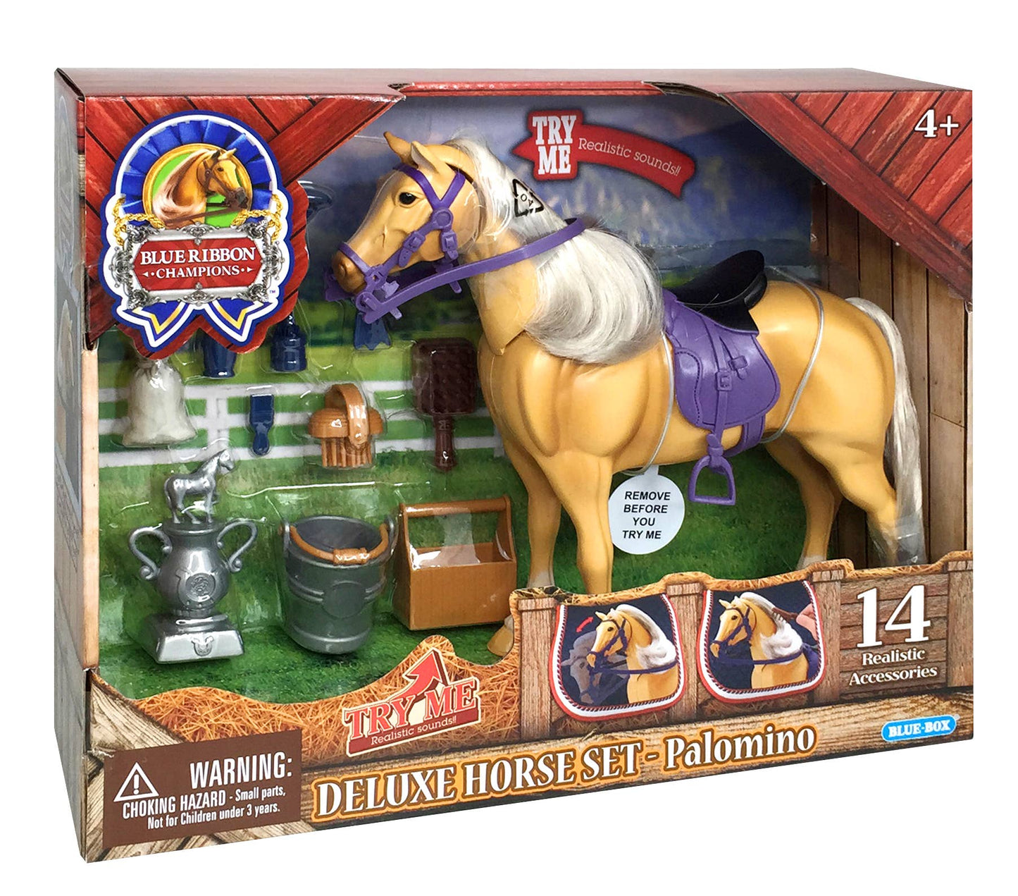 Blue Ribbon Champions Deluxe Horses Playsets Assorted Styles
