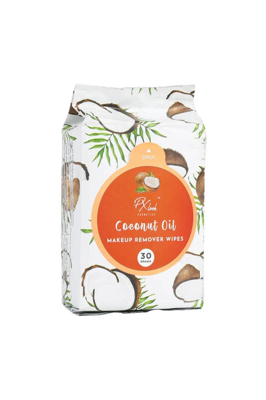 PxLook Cosmetics N-201-18 Coconut Makeup Remover Wipes - 6