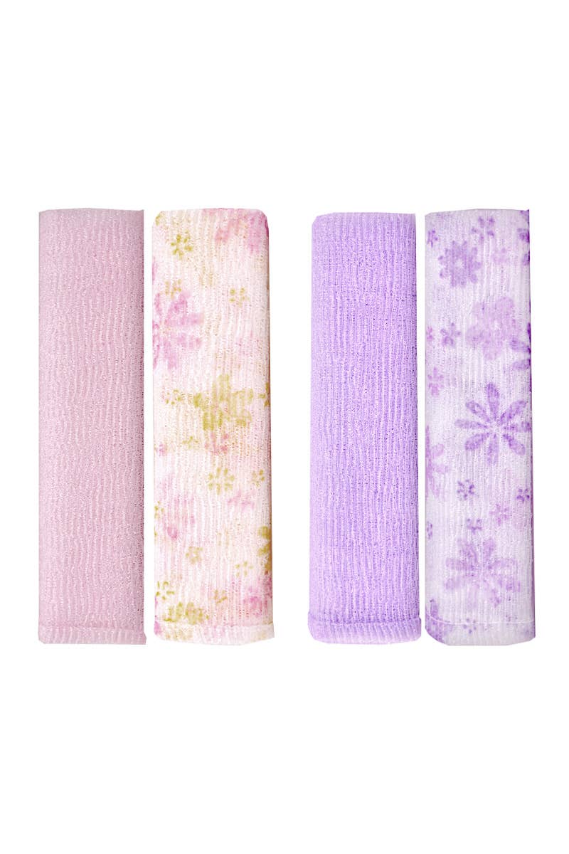 Exfoliating 2pcs Shower Towle Set