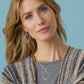 Double Splendid Mixed Metal Dangle Earrings