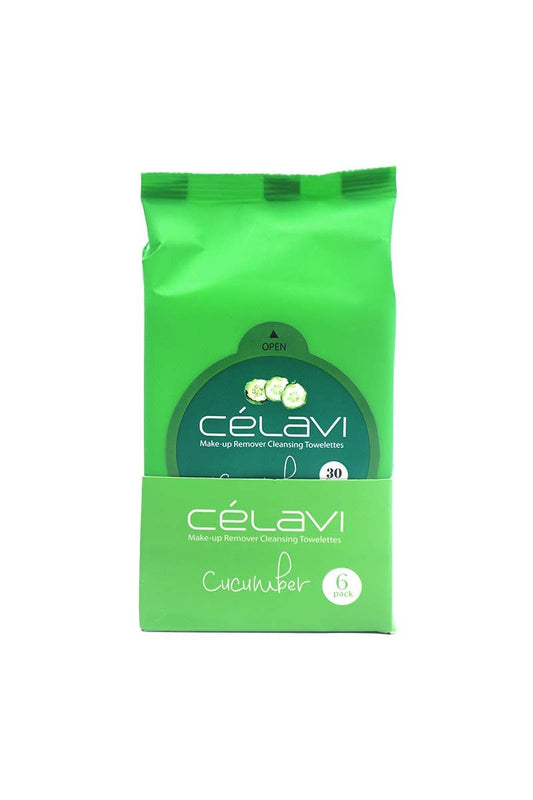 Celavi MT004 Makeup Cleansing Towelette Cucumber - 6pc