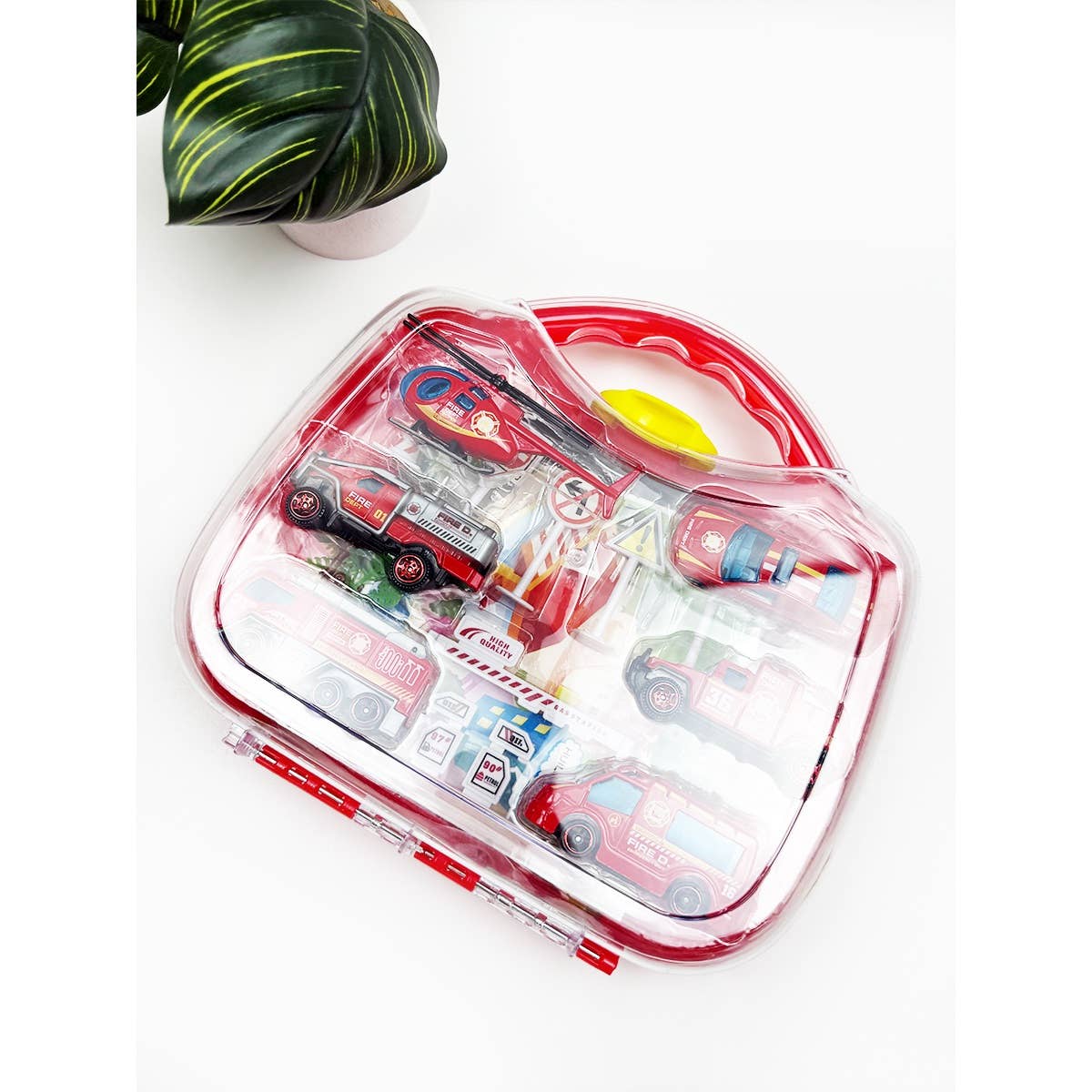 Kids Metal Alloy Cars Fire Truck Series Toys
