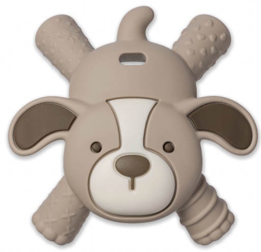Ritzy Teether Baby Molar Teether: Puppy